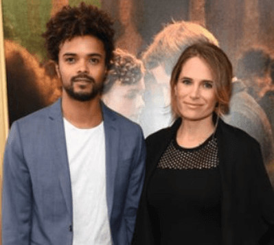 Eka Darville With His Wife